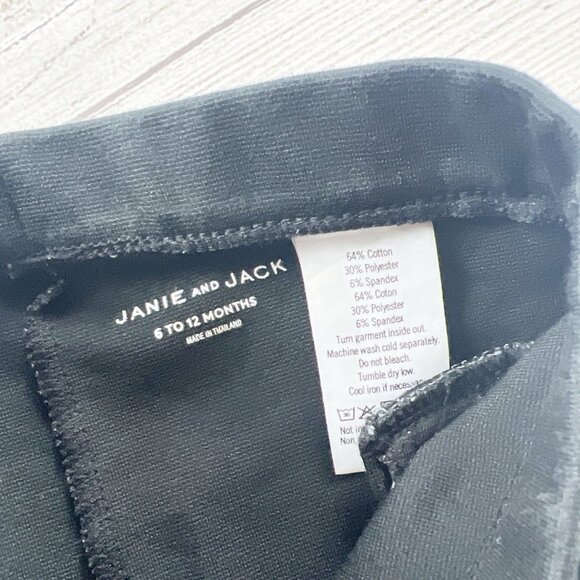 Janie and Jack Black Leggings - Picture 2 of 3